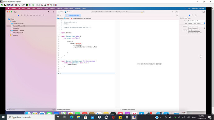 Xcode screenshot