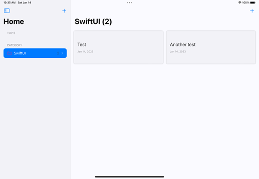 iPad of Code Snippet