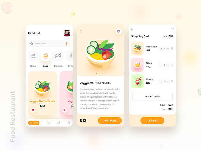Food Shopping App