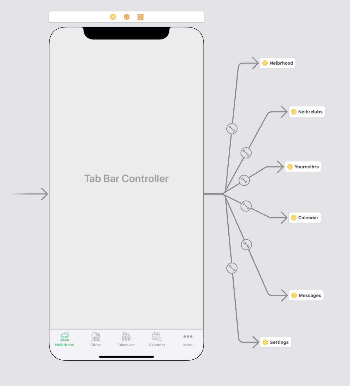 how-to-create-a-custom-tab-bar-in-storyboard-for-6-buttons-app